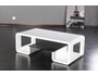 Table basse SOLENA LAURE blanche