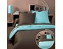 Parure de lit housse de couette HACOT et COLOMBIER Tropic 260x240 lit 160 + taies 50
