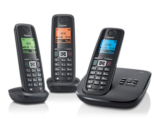 T�l�phone sans fil SIEMENS GIGASET A510A Trio Noir