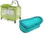 Lit parapluie GRACO Contour Electra Vibe my friend + baignoire
