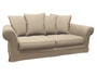 Canap� tissu HDC SUSIE 3 places ecru uni