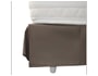 Cache sommier TRADILINGE PCS taupe 80 x 200