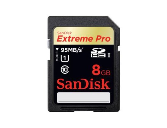 Carte m�moire  8 Go SANDISK SDHC Extreme Pro 8 Go