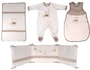 Ensemble literie b�b� P'TIT BASILE Ensemble de lit bebe theme TEDDY