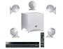 Ampli tuner audio vid�o YAMAHA BRX610 + Cabasse Alcyone Blanc