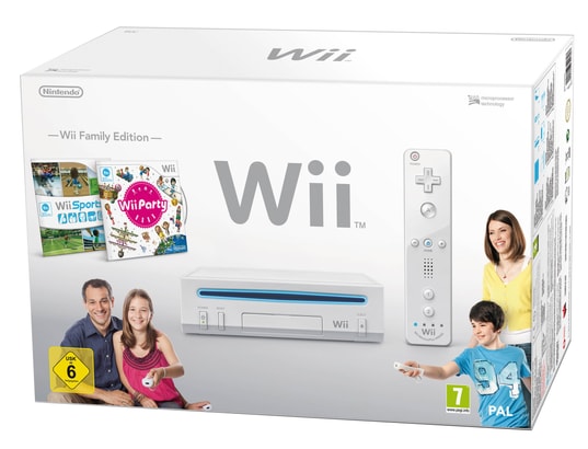 Console Wii NINTENDO Pack Family Wii Sport + Wii Party