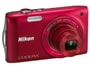Appareil photo num�rique compact NIKON CoolPix S3300 rouge
