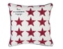 Coussin MOLTEX BON VOYAGE carre etoiles rouges