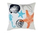 Coussin MOLTEX SEASHELL carre orange