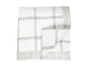 Plaid MOLTEX ALVA CHECK 260 x 180 cm blanc raye