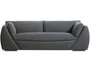 Canap� tissu LIGNE UBALDI CALVI 3 places gris
