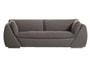 Canap� tissu LIGNE UBALDI CALVI 3 places marron