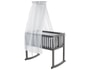 Berceau GEUTHER Lena gris+Garniture blanc Elephant