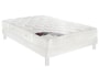 Ensemble 2 personnes EPEDA Lit Yela 140x190 pieds blanc