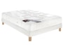 Ensemble 2 personnes EPEDA Lit Simella 140x190 pieds naturel