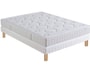 Ensemble 1 personne EPEDA Lit Flaura 90x190 pieds naturel