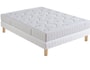 Ensemble 2 personnes BULTEX Lit Vivalto 160x200 pieds naturel