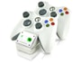 Chargeur manette Xbox 360 NYKO Charge Base 360 blanc + 2 batteries rechargea NiMH