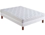 Ensemble 2 personnes BULTEX Lit Ovni 160X200 pieds merisier