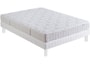 Ensemble 2 personnes BULTEX Lit Livanto 140x190 pieds blanc