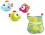 Jouet de bain BABYSUN NURSERY 3 poissons arroseurs+filet de bain
