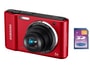 Appareil photo num�rique compact SAMSUNG ES90 rouge + microSD 4 Go
