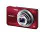 Appareil photo num�rique compact SONY CyberShot DSC-W690 rouge