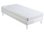 Ensemble 1 personne BULTEX Lit Gusto 90x190 pieds blanc