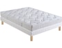 Ensemble 2 personnes BULTEX Lit Foudre 160x200 pieds naturel