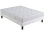 Ensemble 1 personne BULTEX Lit Vivalto 90X190 pieds wenge