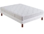 Ensemble 1 personne BULTEX Lit Livanto 90x190 pieds merisier