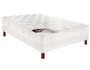 Ensemble 1 personne EPEDA Lit Sybilline 90x190 pieds merisier