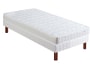 Ensemble 1 personne BULTEX Lit Gusto 90x190 pieds merisier