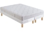 Ensemble 2 personnes BULTEX Lit Livanto 180x200 pieds naturel