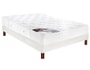 Ensemble 2 personnes EPEDA Lit Idoine 140x190 pieds merisier