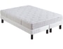 Ensemble 2 personnes BULTEX Lit Livanto 180x200 pieds wenge