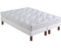Ensemble 2 personnes BULTEX Lit Foudre 180x200 lit merisier