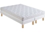 Ensemble 2 personnes BULTEX Lit Ovni 180x200 pieds naturel