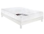 Ensemble 2 personnes EPEDA Lit Mandore 140x190 pieds blanc