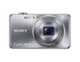 Appareil photo num�rique compact SONY CyberShot DSC-WX100 silver