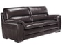 Canap� cuir LIGNE UBALDI CHIANTI 3 places noir