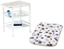 Meuble � langer GEUTHER Clarissa blanc+Matelas langer pois