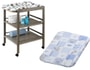 Meuble � langer GEUTHER Clarissa gris+matelas langer lapins