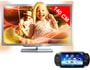 T�l�viseur LED 140 cm Full HD 3D  PHILIPS 55PFL7606H + Sony PS Vita