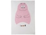 Edredon b�b� BABYCALIN Edredon Barbapapa rose 70x140 cm