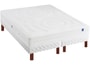 Ensemble 2 personnes MERINOS Lit Talca 200x200 pieds merisier
