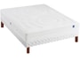 Ensemble 2 personnes MERINOS Lit Talca 140x190 pieds merisier
