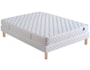 Ensemble 2 personnes MERINOS Lit Limo 140x190 pieds naturel