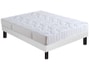 Ensemble 2 personnes BULTEX Lit Katori 140x190 pieds wenge