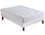Ensemble 2 personnes BULTEX Lit Komaki 160x200 pieds merisier